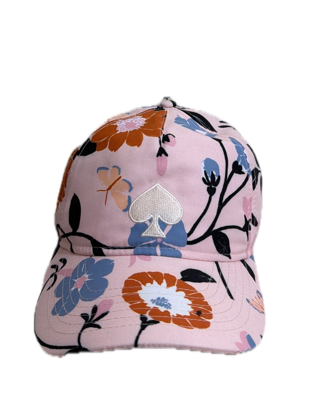 Kate Spade Floral Baseball Cap - Pink with Multicolor Flowers